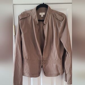 LOFT Women's Brown Utility Jacket